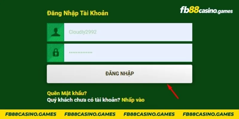 Đăng Nhập FB88: Cách Vào Tài Khoản An Toàn Trong 30 Giây Bấm nút đăng nhập để truy cập vào tài khoản FB88