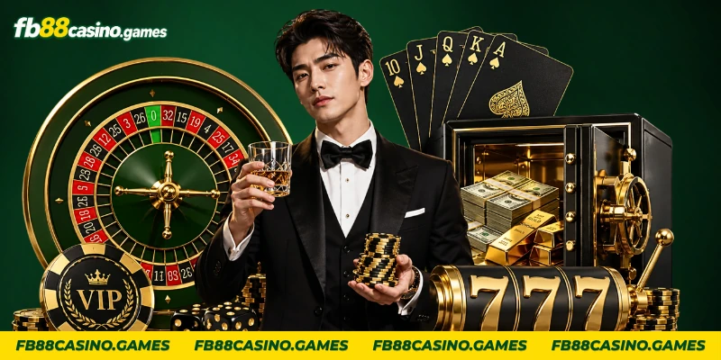 Casino FB88 với bốn sảnh live dealer chuyên biệt