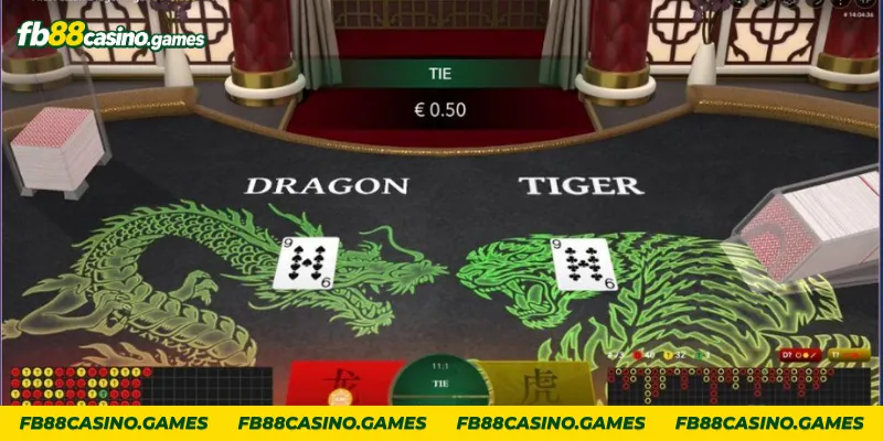 Cuộc đối đầu hai lá bài tạo nên nhịp casino kịch tính