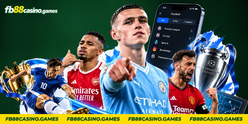 Danh mục bộ môn đa dạng từ bóng đá đến esports