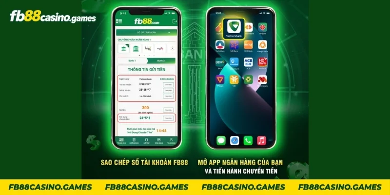 Sao chép thông tin hoặc quét mã QR để chuyển khoản