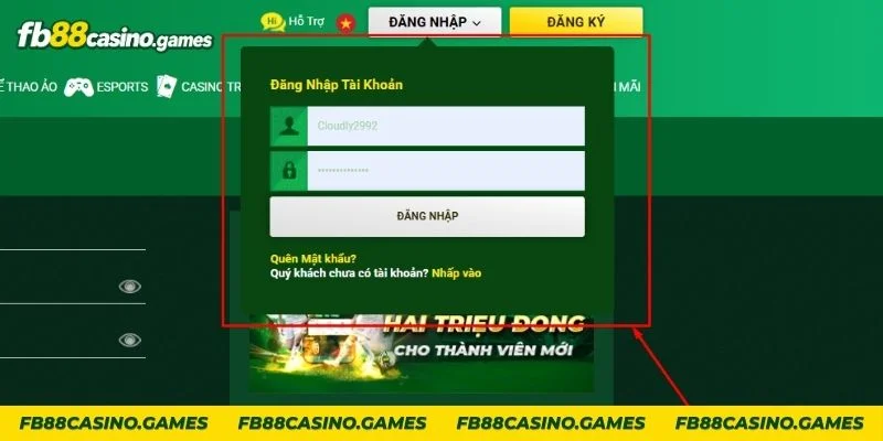Đăng Nhập FB88: Cách Vào Tài Khoản An Toàn Trong 30 Giây Truy cập đường link đăng nhập FB88 chính thức: fb88casino.games