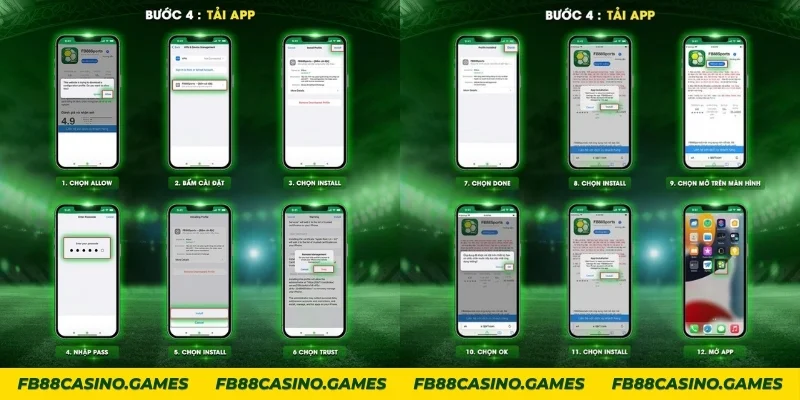 Tải App FB88: Hướng Dẫn Cài Đặt Nhanh Cho Android Và iOS Xác nhận tin cậy ứng dụng FB88 trong phần cài đặt iPhone